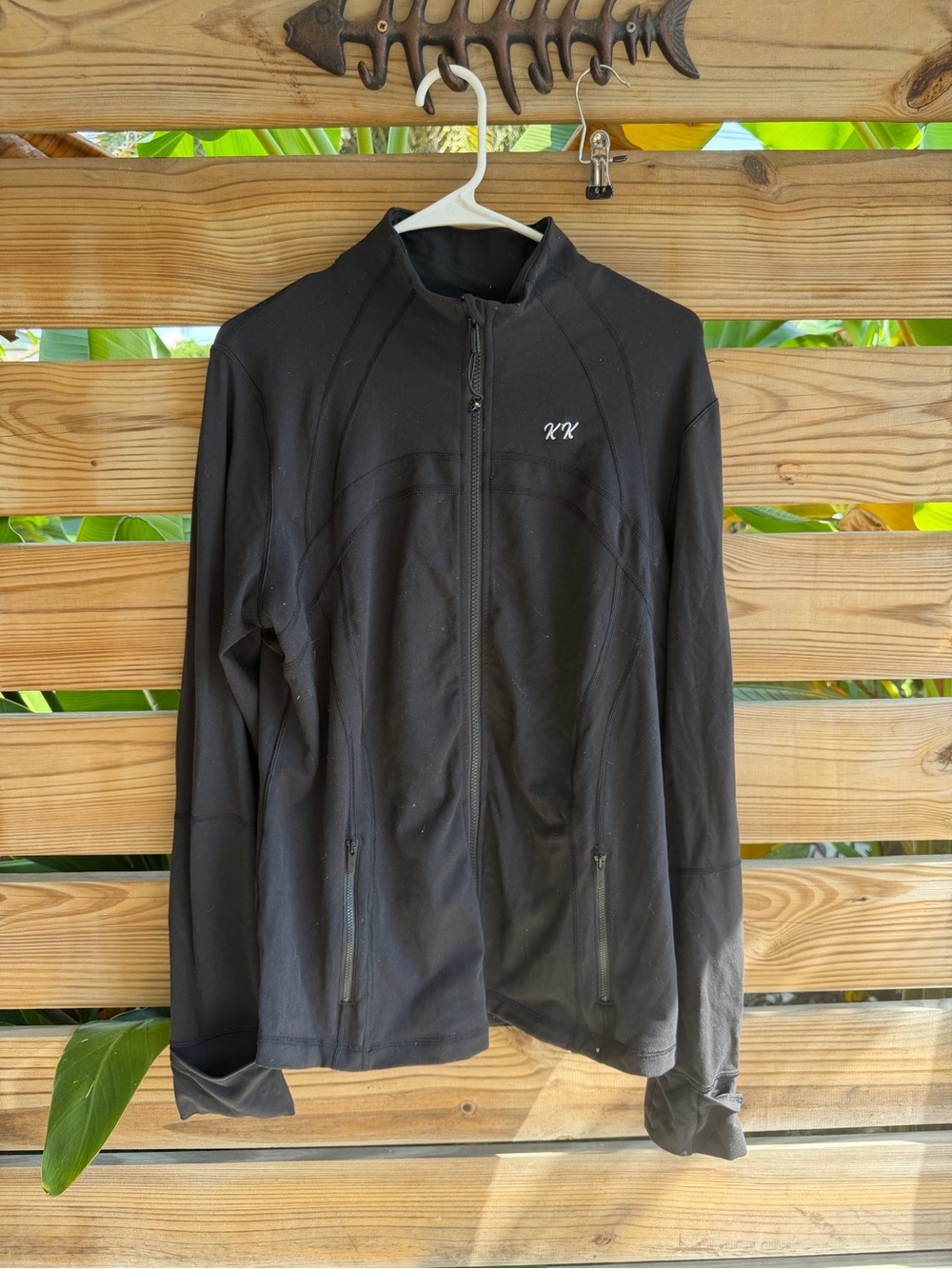 Lululemon Black Full-Zip Jacket with Logo